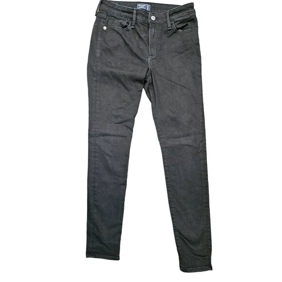 Abercrombie & Fitch Harper Super Skinny Black Jeans sz 4R - Picture 4 of 7